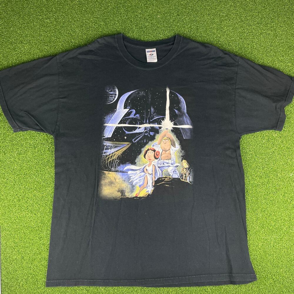 Vintage 2007 Star Wars Family Guy Pardoy Humor Graphic T Sz XL